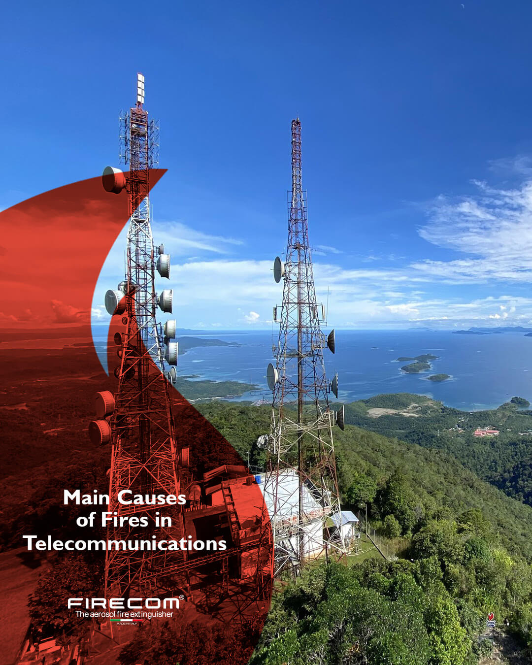 Telecom Rack On Fire Main Causes of Fires in Telecommunications - Firecom