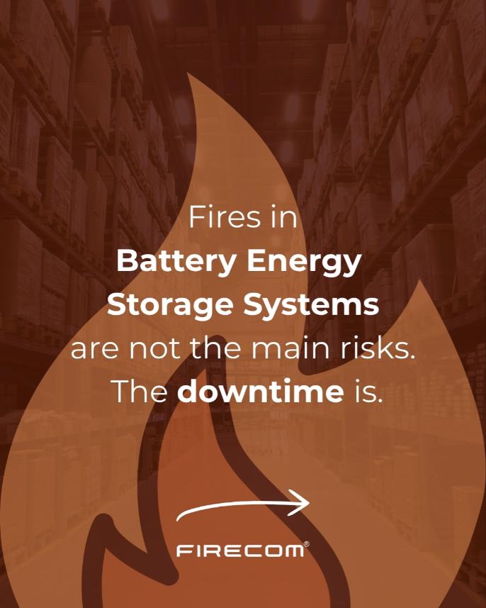 Why Downtime Is the Real Cost of Fire in Battery Energy Storage Systems